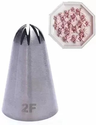 2F Piping Nozzle for Cake Decoration | Flower Icing Nozzle