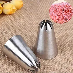 Rose Nozzle 853 – Stainless Steel Flower Piping Tip for Cake Decoration