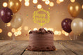 P1 Golden Glitter Cake Topper – Premium Birthday & Celebration Cake Decor