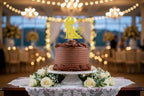 Golden Glitter Cake Topper P13 | Sparkling Birthday & Celebration Cake Decor