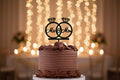 Glitter Cake Topper P12 – Black | Premium Black Glitter Cake Decoration