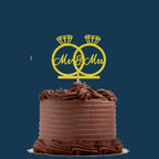 Golden Glitter Cake Topper P12 – Sparkling Decorative Cake Accessory