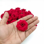1 Pc Small Red Rose Cake Decoration