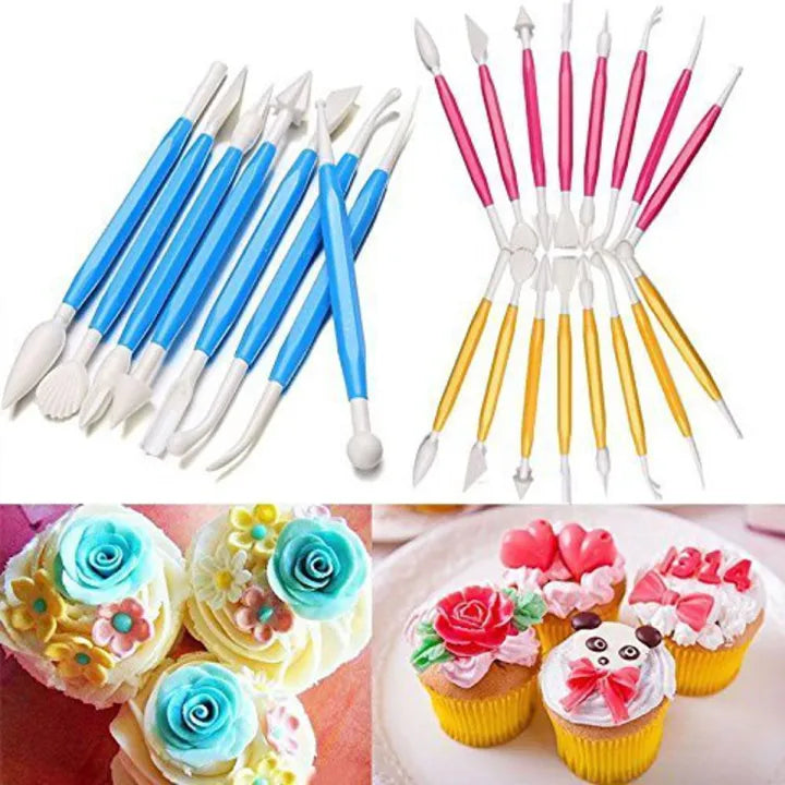 Bone Tool Set for Cake Decorating – Professional Fondant & Sugar Craft Tools