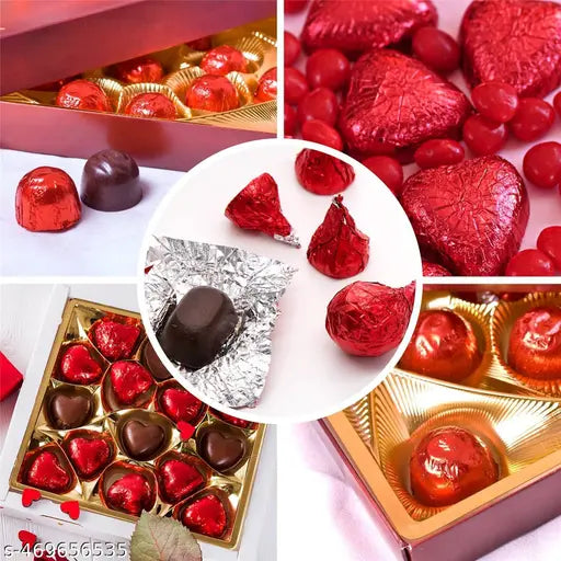 Red Chocolate Wrapper Foil – 200 Sheets | Baking & Candy Foil