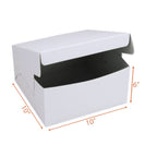 10 Pcs 10x10x4 Cake Box  – Regular Duplex Quality (Sada quality)