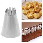 Modak Piping Nozzle for Cake Decoration | Stainless Steel
