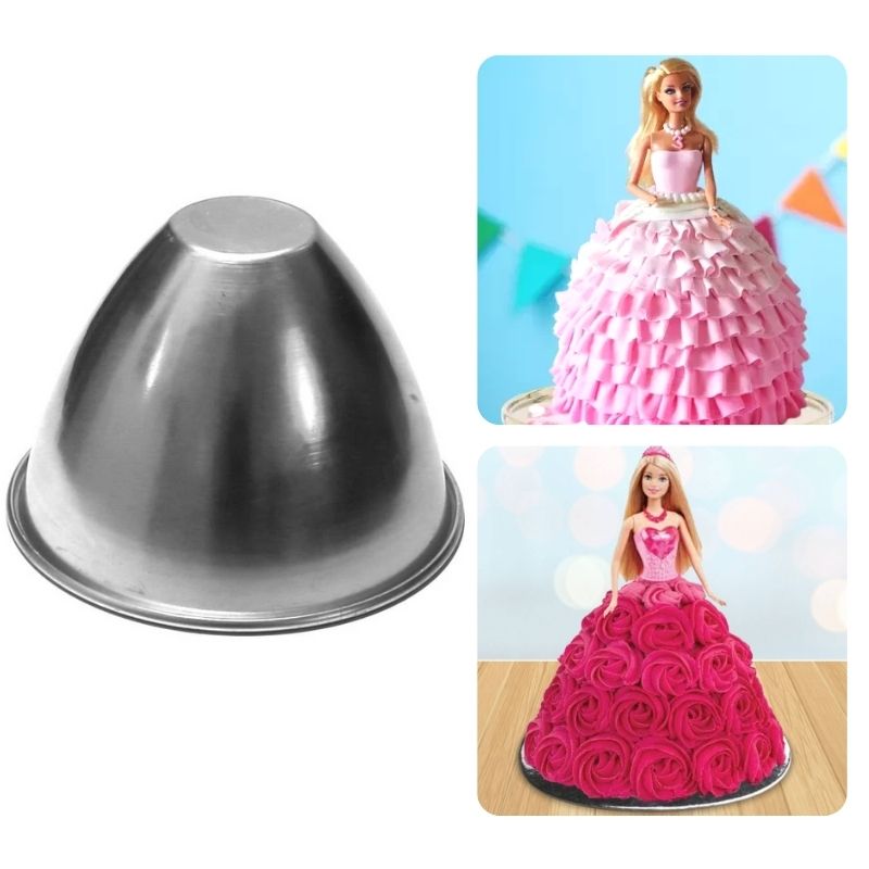 Medium Size Aluminium Doll Cake Tin | Cake Baking Mould