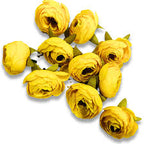 1 Pc Yellow Peony Artificial Flower for Cake Decoration