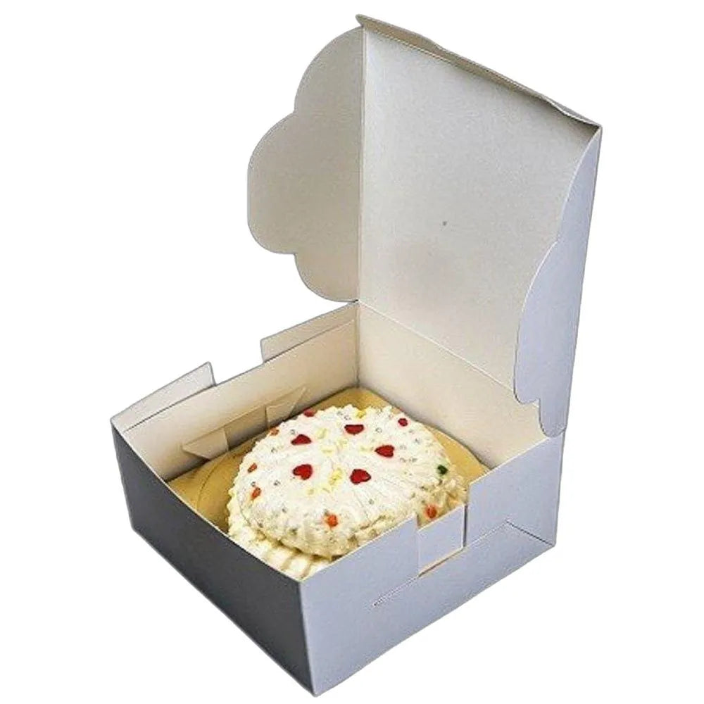 10 Pcs 6x6x4 Cake Box  – Regular Duplex Quality (Sada quality)