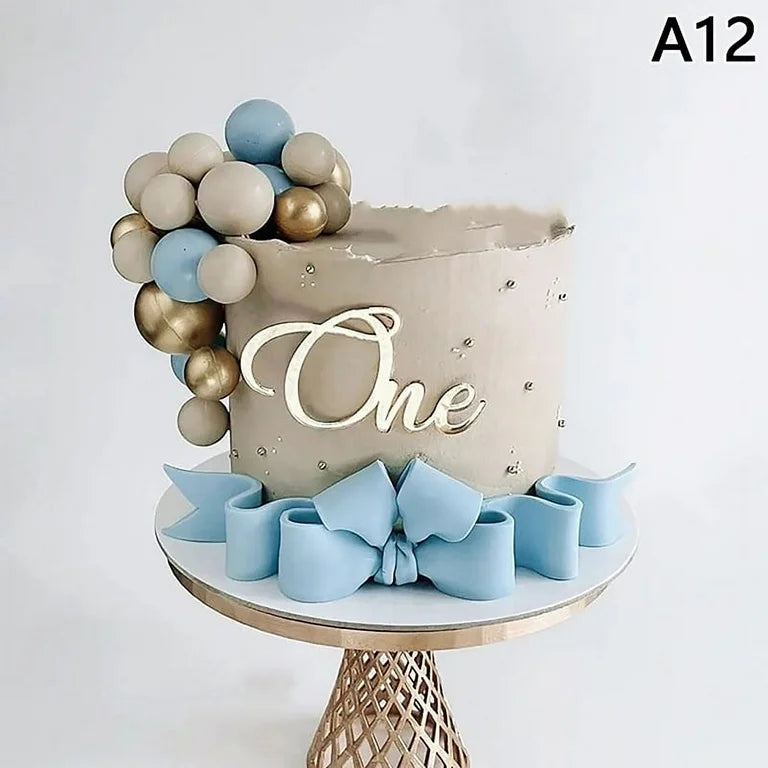 SD8 | Side Acrylic Cake Topper for Birthday & Celebration Cakes