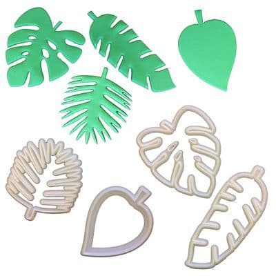 Tropical Leaf Cake Cutter – Fondant & Dough Tools for Cake Decorating