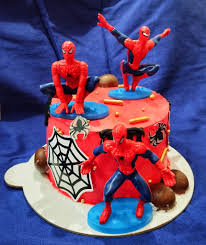 Spiderman Cake Topper Toys Set (6 Pieces) – Birthday Decoration | Best Quality