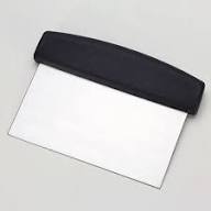 Heavy Duty Stainless Steel Cake Scraper | Smooth & Sharp Edge