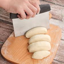 Heavy Duty Stainless Steel Cake Scraper | Smooth & Sharp Edge