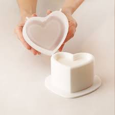Heart Shape Silicone Bento Cake Mould