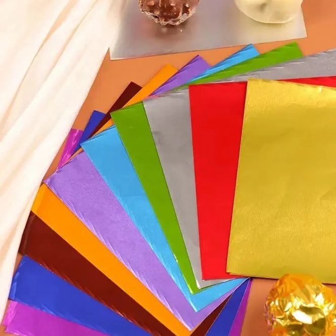 Chocolate Foil Wrapper – Big Size 7/10 Inch | Premium Candy Wrapping