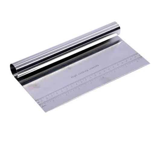 Long Stainless Steel Cake Scraper – Baking Tools