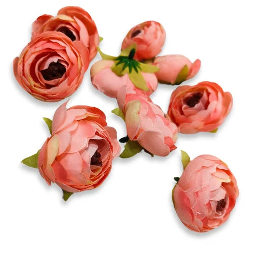 1 Pc Pink Peony Artificial Flower for Cake Decoration