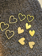 Heart Acrylic Cake Cut-Outs (10 pcs)