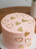 Heart Acrylic Cake Cut-Outs (10 pcs)