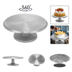 Stainless Steel Cake Turntable – Professional Cake Decorating Stand