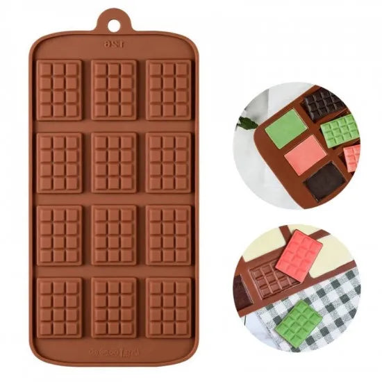 Small Size Silicone Chocolate Bar Mould | Food Grade Bakeware